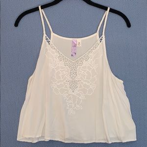 Francesca’s White Tank Top